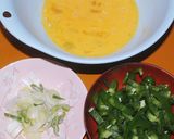 ピーマン玉子丼☆スパイシー鰹醤油味作り方1写真