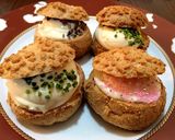 サクッ！トロっ！クッキーシュークリーム作り方20写真