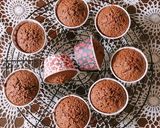 クランキーチョコレートカップケーキ作り方5写真