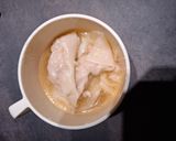 サラミいり水餃子スープ作り方2写真