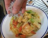 グリル春野菜としらすのパスタ作り方6写真
