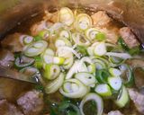 イワシ団子汁withネギ&にんにく作り方6写真
