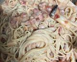 シチューの素で簡単！トマトクリームパスタ作り方8写真