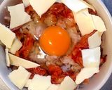 簡単1人分◎納豆キムチドリア作り方3写真