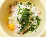 大葉もやし入り鶏つくね☆おろしポン酢がけ作り方5写真