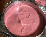 ラズベリーとチョコムースのホールケーキ作り方9写真