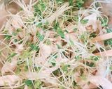 ブロッコリースプラウトと鶏むねの棒々鶏風作り方3写真