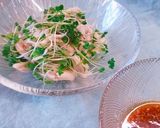 ブロッコリースプラウトと鶏むねの棒々鶏風作り方5写真