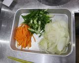 難波葱のかき揚げ作り方1写真