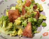 簡単美味！ロマネスコとトマトの胡麻味噌作り方3写真