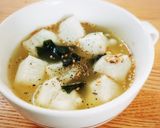 餅とわかめのさっぱり☆お変わりスープ☆作り方3写真