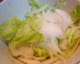 キャベツの梅おかか和え作り方1写真