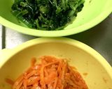 お野菜も摂れる♪ビピンパ風焼肉丼作り方4写真