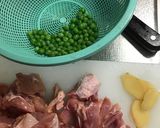 鶏肉とクリームコーンの煮もの作り方1写真