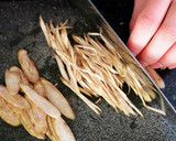 きんぴらごぼう。作り方1写真