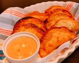 余った餃子の皮で♪コーンポテトチーズ揚げ作り方5写真