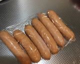 ウィンナーと大葉のチーズ焼き作り方1写真