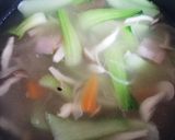 チンゲン菜のおかずスープ作り方4写真