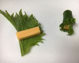 大葉とチーズと竹輪の天ぷら♡作り方3写真