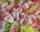 白菜とバラ肉でねぎ豚、塩レモン作り方1写真