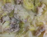 白菜とバラ肉でねぎ豚、塩レモン作り方3写真