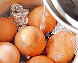 半熟味玉を海苔で包んでからりと揚げたの♪作り方2写真