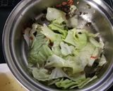 春キャベツと小エビのパスタ作り方5写真