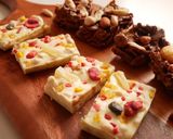 【超簡単】混ぜるだけ！フルーツチョコバー作り方7写真