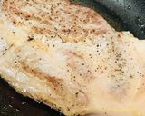 豚ロース肉のポークステーキ／トンテキ作り方1写真