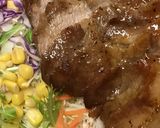 豚ロース肉のポークステーキ／トンテキ作り方3写真