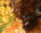 豚ロース肉のポークステーキ／トンテキ作り方4写真