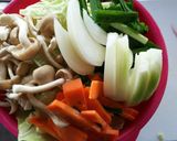 キャベツ常備野菜と挽肉の味噌炒め♪作り方1写真