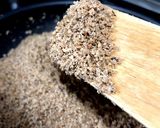 ビーガン生活!*米ぬかふりかけ柚子胡椒味作り方3写真