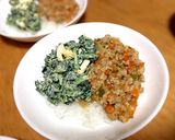 南蛮味の野菜もりもり鶏そぼろを丼で☆作り方6写真