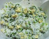 体に優しぃ☆小松菜たまごご飯☆作り方4写真