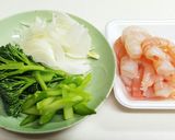 KALDIのスープで海老ゴロゴロ♪パスタ作り方3写真