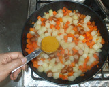 大根人参のカレー蒸し煮♪簡単洋風煮物作り方12写真