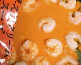 KALDIのスープで海老ゴロゴロ♪パスタ作り方7写真