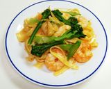 KALDIのスープで海老ゴロゴロ♪パスタ作り方11写真