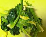 簡単♡朝食♡ほうれん草スクランブルエッグ作り方1写真