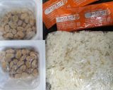 とろ〰️り香ばしヘルシーコンポタ焼飯納豆作り方1写真