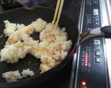 とろ〰️り香ばしヘルシーコンポタ焼飯納豆作り方4写真