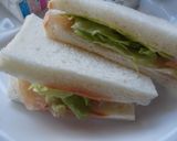 生ハムとレタスのサンドイッチ♪作り方1写真