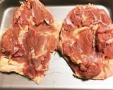 【テリテリっ♪】鶏モモ肉の照り焼き作り方1写真
