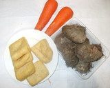 里芋と油揚げの蒸し煮♪簡単作り方1写真
