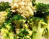 レンジ★マヨ味噌ブロッコリーカリフラワー作り方7写真
