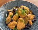 鶏胸肉と茄子の甘酢炒め作り方8写真