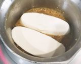ラーメンの残り汁で、チーズ乗せ温やっこ♪作り方3写真