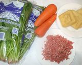 ほうれん草と人参の蒸し煮♪簡単油揚げと作り方1写真