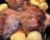 グリル焼きハンバーグ作り方4写真